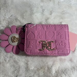 Juicy couture cherry blossom pretty pop dual side card case wallet
